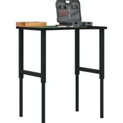 Werkbank 80x60x(71,5-98) cm eikenhout donkerbruin>vidaXL Sale