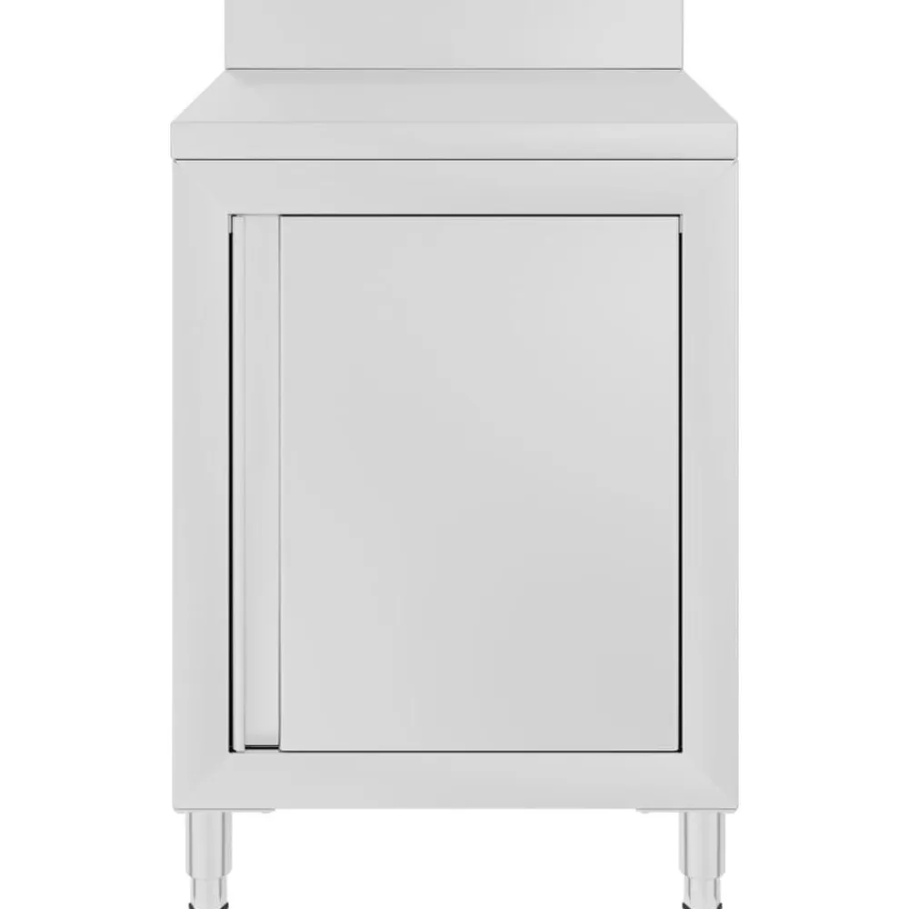Catering & Horeca*vidaXL Werktafel met kast commercieel 60x60x96 cm roestvrij staal