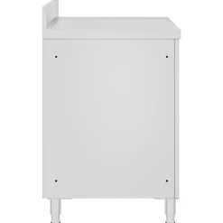 Catering & Horeca*vidaXL Werktafel met kast commercieel 60x60x96 cm roestvrij staal