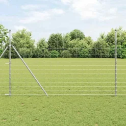 Tuinafscheidingen*vidaXL Wilde Hek Warm Verzinkt 1000 x 150 x 0,18 cm IJzer