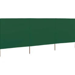 Windscherm 3-panelen 400x120 cm stof>vidaXL