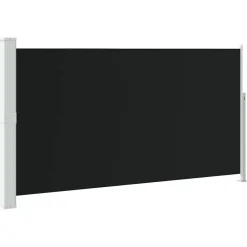 Tuin & Gazon*vidaXL Wind-/zonnescherm uittrekbaar 160x300 cm Zwart