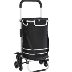 Bagage & Tassen*vidaXL Winkel trolley 47 x 39 x 100,5 cm Oxford stof Zwart