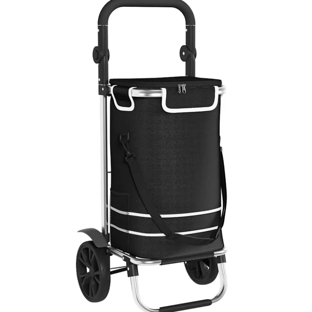 Bagage & Tassen*vidaXL Winkel trolley 36,5 x 46,5 x 100,5 cm Oxford stof Zwart