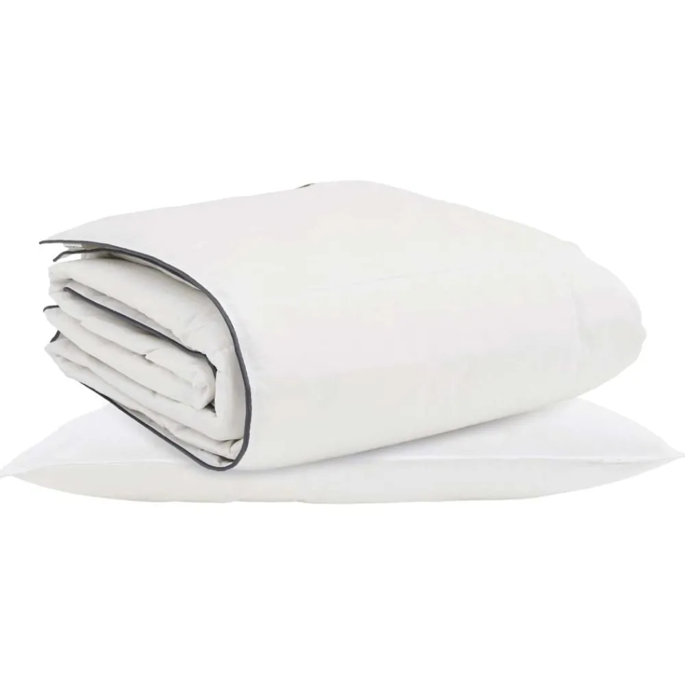 Winter Dekbed met kussen 2 pcs Wit Donsveertjes>vidaXL Discount