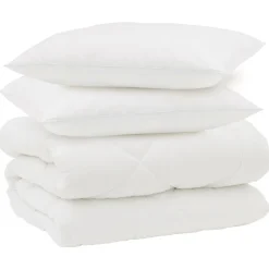 Winter Dekbed met kussen 3 pcs Wit Microvezel>vidaXL Clearance