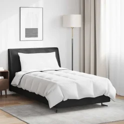 Linnengoed*vidaXL Winter Dekbed met kussen 2 pcs Wit Donsveertjes
