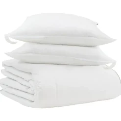 Linnengoed*vidaXL Winter Dekbed met kussen 3 pcs Wit Donsveertjes