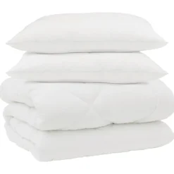 Winter Dekbed met kussen 3 pcs Wit Microvezel>vidaXL Clearance