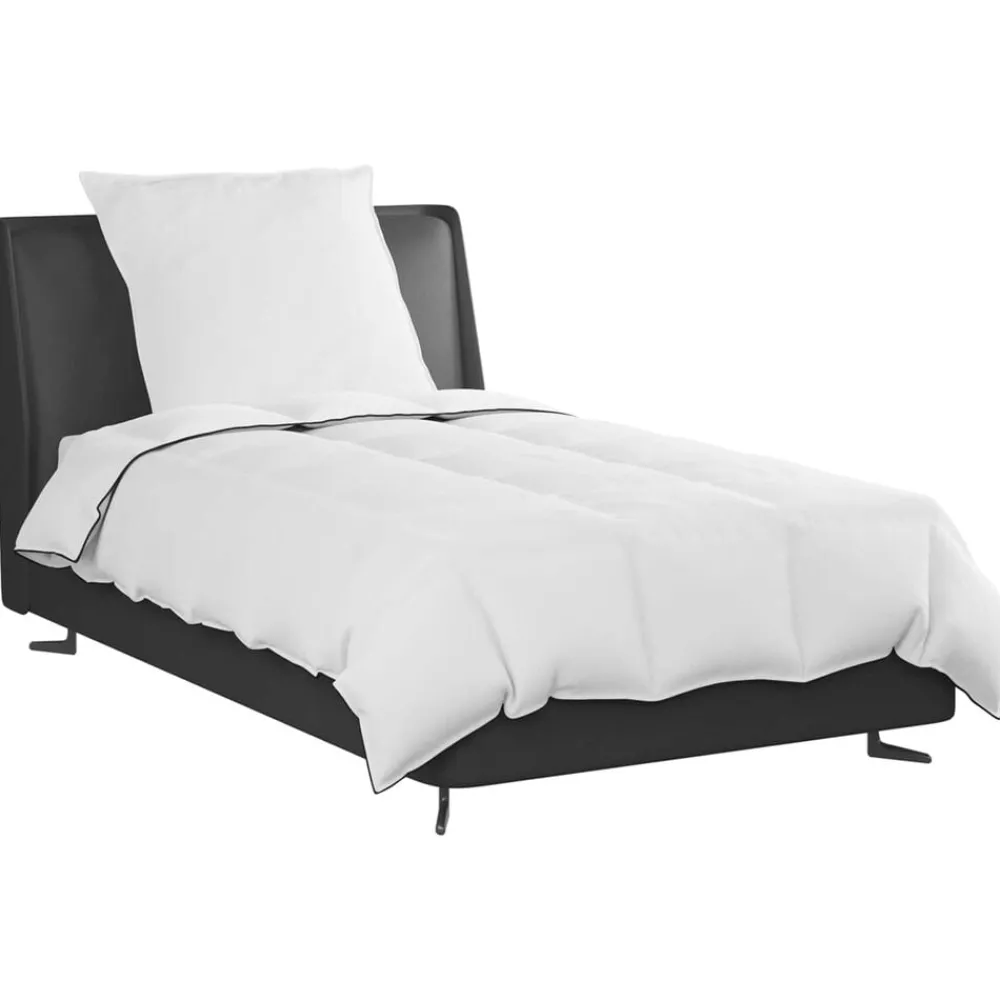 Linnengoed*vidaXL Winter Dekbed met kussen 2 pcs Wit Donsveertjes
