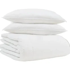 Winter Dekbed met kussen 3 pcs Wit Donsveertjes>vidaXL Outlet