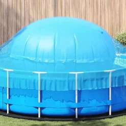 Zwembaden & Spa'S*vidaXL Winter Pool Kussen Blauw Ø 220 x 140 cm PVC
