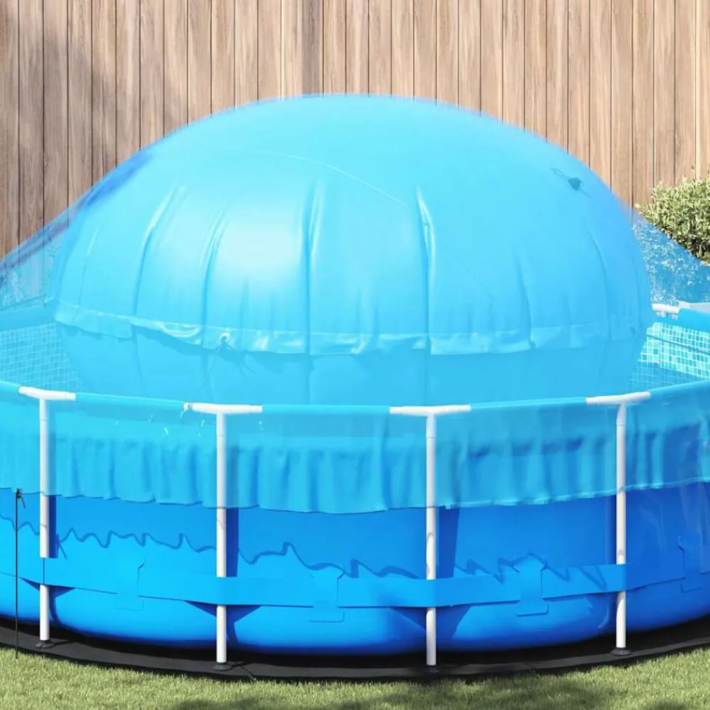 Zwembaden & Spa'S*vidaXL Winter Pool Kussen Blauw Ø 220 x 140 cm PVC