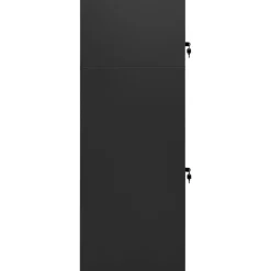 Buitensport*vidaXL Zadelkast 53x53x140 cm staal kleurig Antraciet