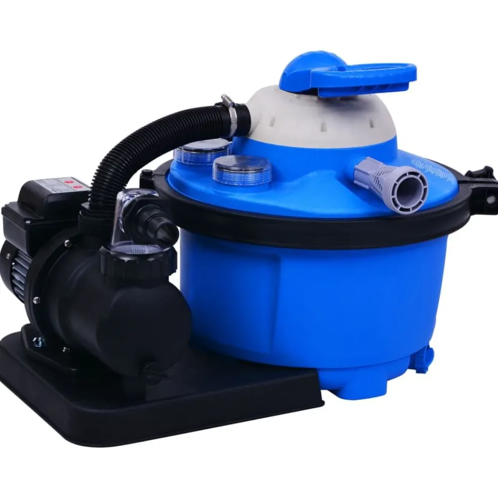 Zwembaden & Spa'S*vidaXL Zandfilterpomp met timer 450 W 25 L