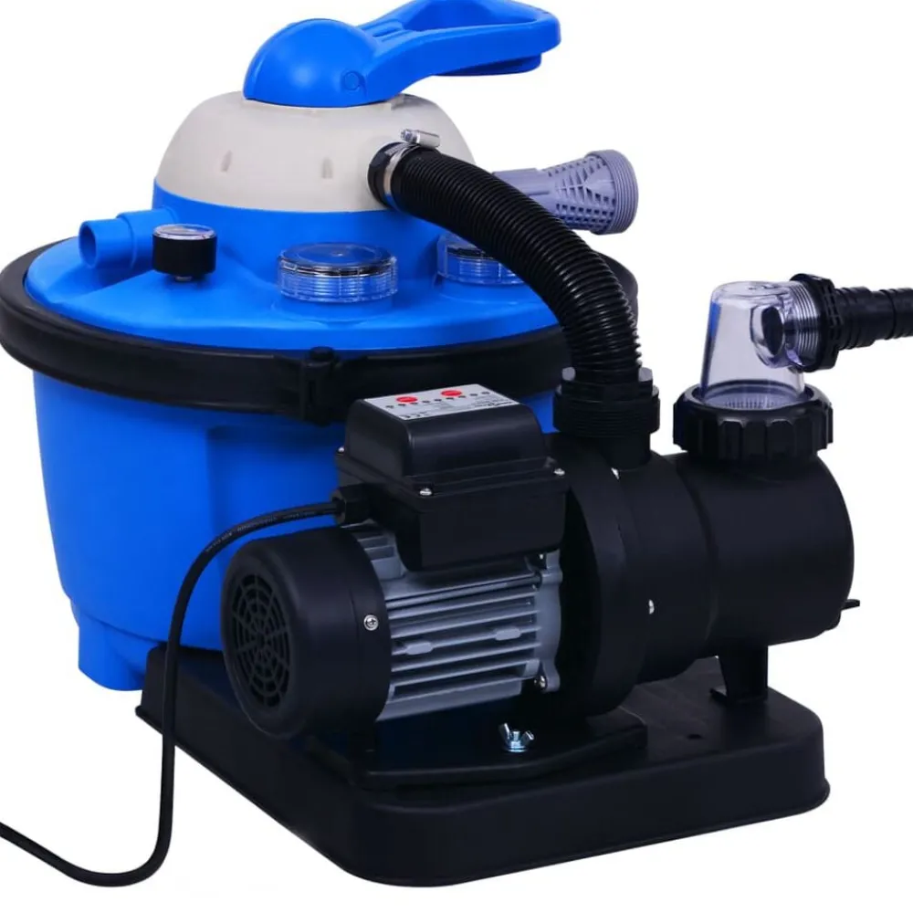 Zwembaden & Spa'S*vidaXL Zandfilterpomp met timer 450 W 25 L