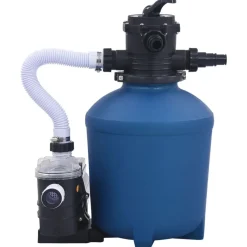 Zwembaden & Spa'S*vidaXL Zandfilterpomp met timer 530 W 10980 L/u