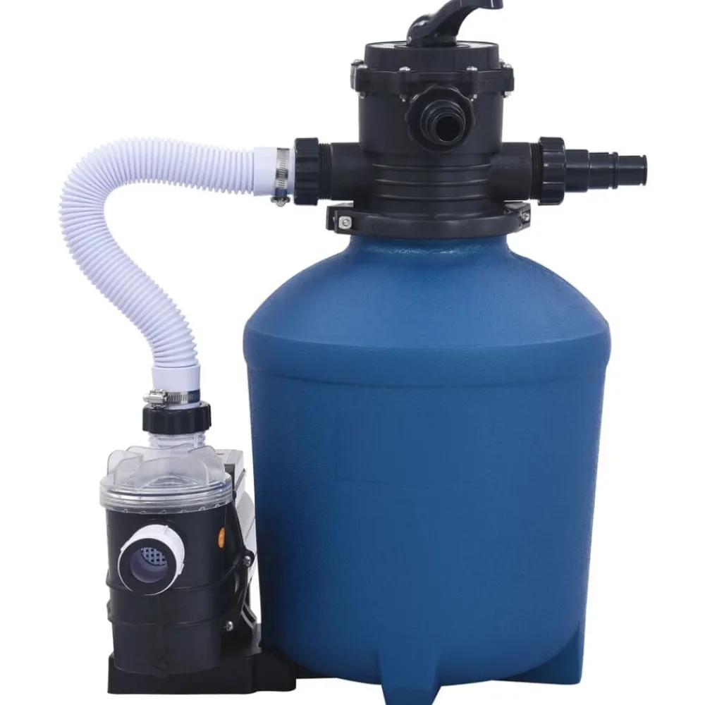 Zwembaden & Spa'S*vidaXL Zandfilterpomp met timer 530 W 10980 L/u