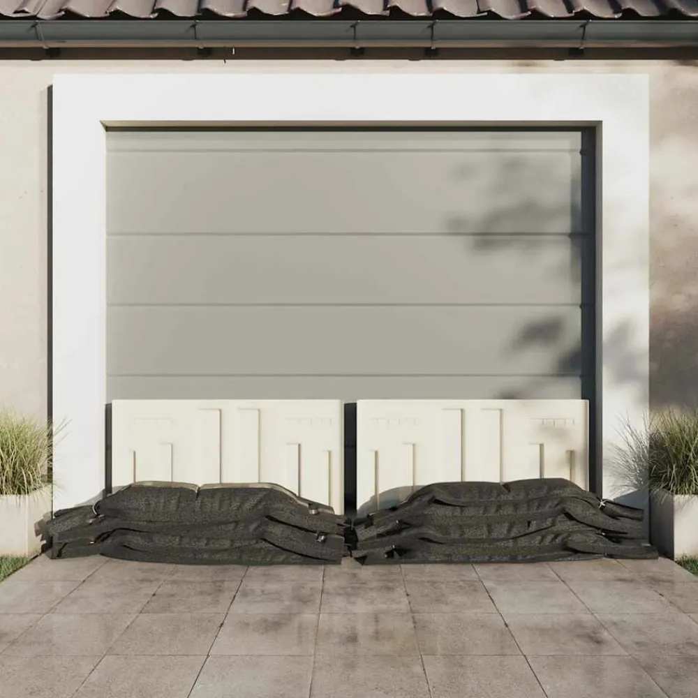 Industriële Opslag*vidaXL Zandzakken 10 st 103x25 cm HDPE donkergroen