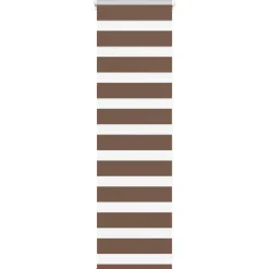 Woon- & Tuinaccessoires*vidaXL Zebra rolgordijn 40x100 cm stofbreedte 35,9 cm polyester Bruin