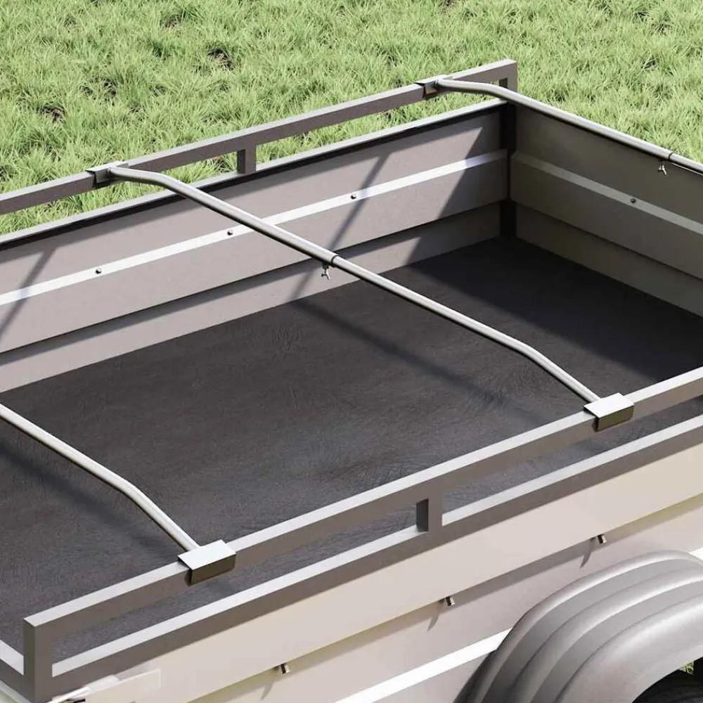 Zeildoekbevestiging voor aanhangwagens 3 pcs Zilver 130-210 cm>vidaXL Online