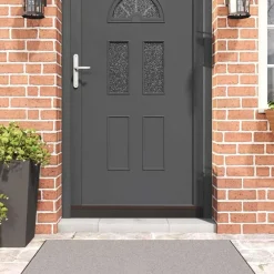 Bouwmaterialen*vidaXL Zelfklevende Deurborstels 2 pcs 100 cm Aluminium Legering Bruin