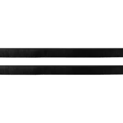 Bouwmaterialen*vidaXL Zelfklevende Deurborstels 2 pcs 100 cm Aluminium Legering Zwart