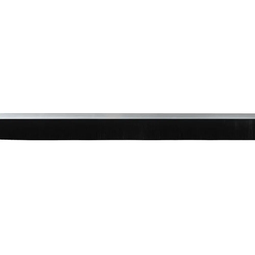 Bouwmaterialen*vidaXL Zelfklevende Deurborstels 2 pcs 100 cm Zilver