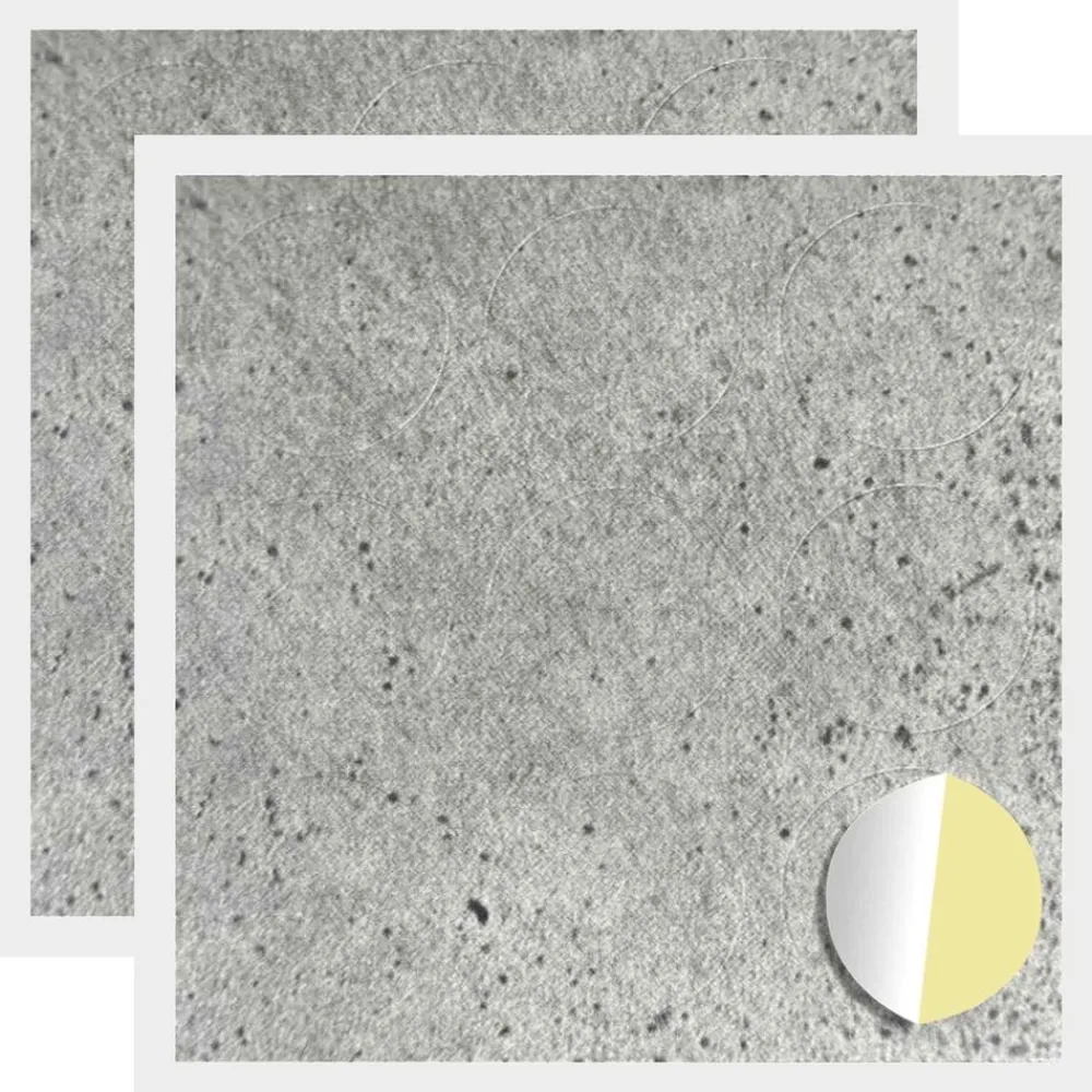 Bouwbeslag*vidaXL Zelfklevende Schroefhoes 2 pcs Beton Grijs Ø 20 x 0,5 mm Betongrijs