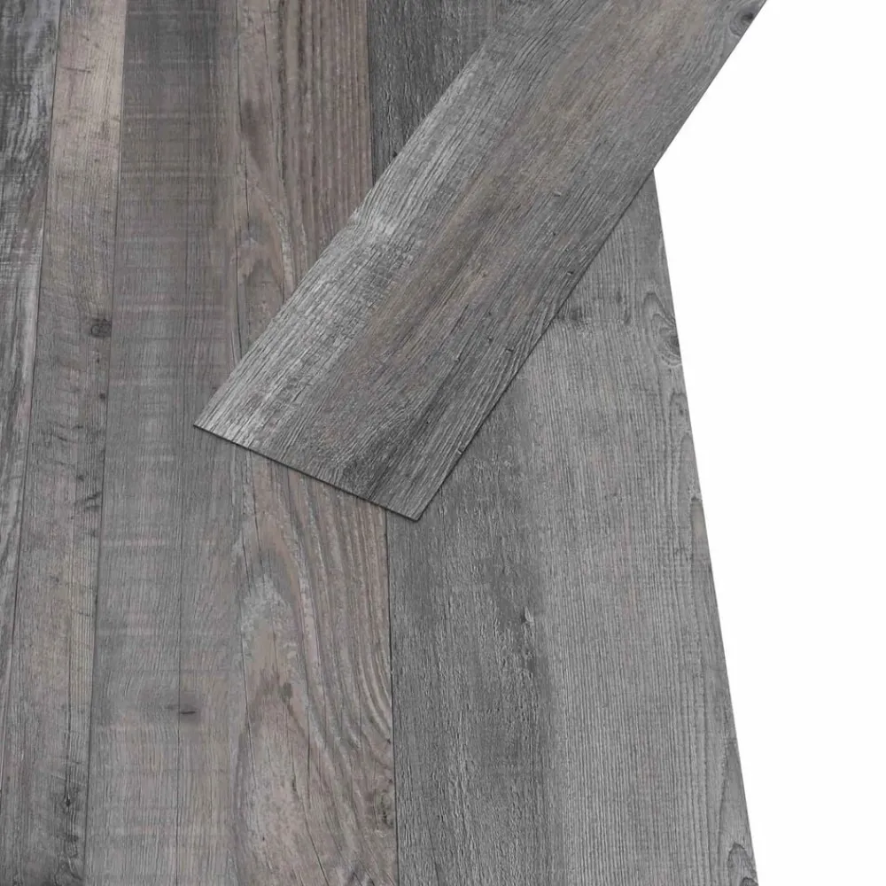 Bouwmaterialen*vidaXL Zelfklevende Vloerplank 32 pcs 4,46 m² PVC Industrieel Hout