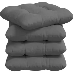 Zitkussens 4 pcs 40 x 40 cm Microvezel Stof>vidaXL Online