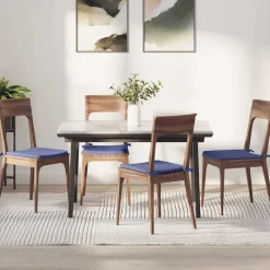 Zitkussens 4 pcs 40 x 40 x 3 cm Stof>vidaXL