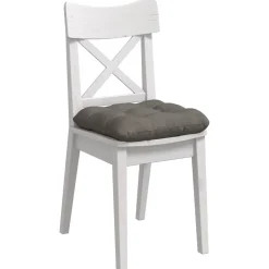 Woon- & Tuinaccessoires*vidaXL Zitkussens 4 pcs 40 x 40 cm Katoen Stof Lichtgrijs