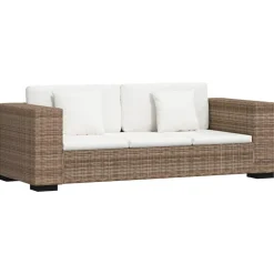 3-zits bankstel set rattan 8-delig>vidaXL Discount