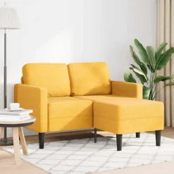 2-zitsbank met ligstoel L-vormig 125 cm linnen><noscript><img width=