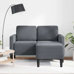 2-zitsbank met ligstoel L-vormig 125 cm fluweel><noscript><img width=