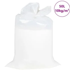 Kunst & Entertainment*vidaXL Zitzakvulling EPS 50 L wit 10 kg/m³
