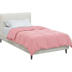 Linnengoed*vidaXL Zomer Dekbed Gekwilt 140 x 200 cm Microfiber Roze