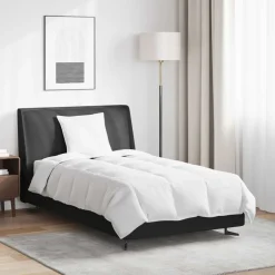 Linnengoed*vidaXL Zomer Dekbed met kussen 2 pcs Wit Donsveertjes