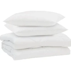 Zomer Dekbed met kussen 3 pcs Wit Microfibre>vidaXL Outlet