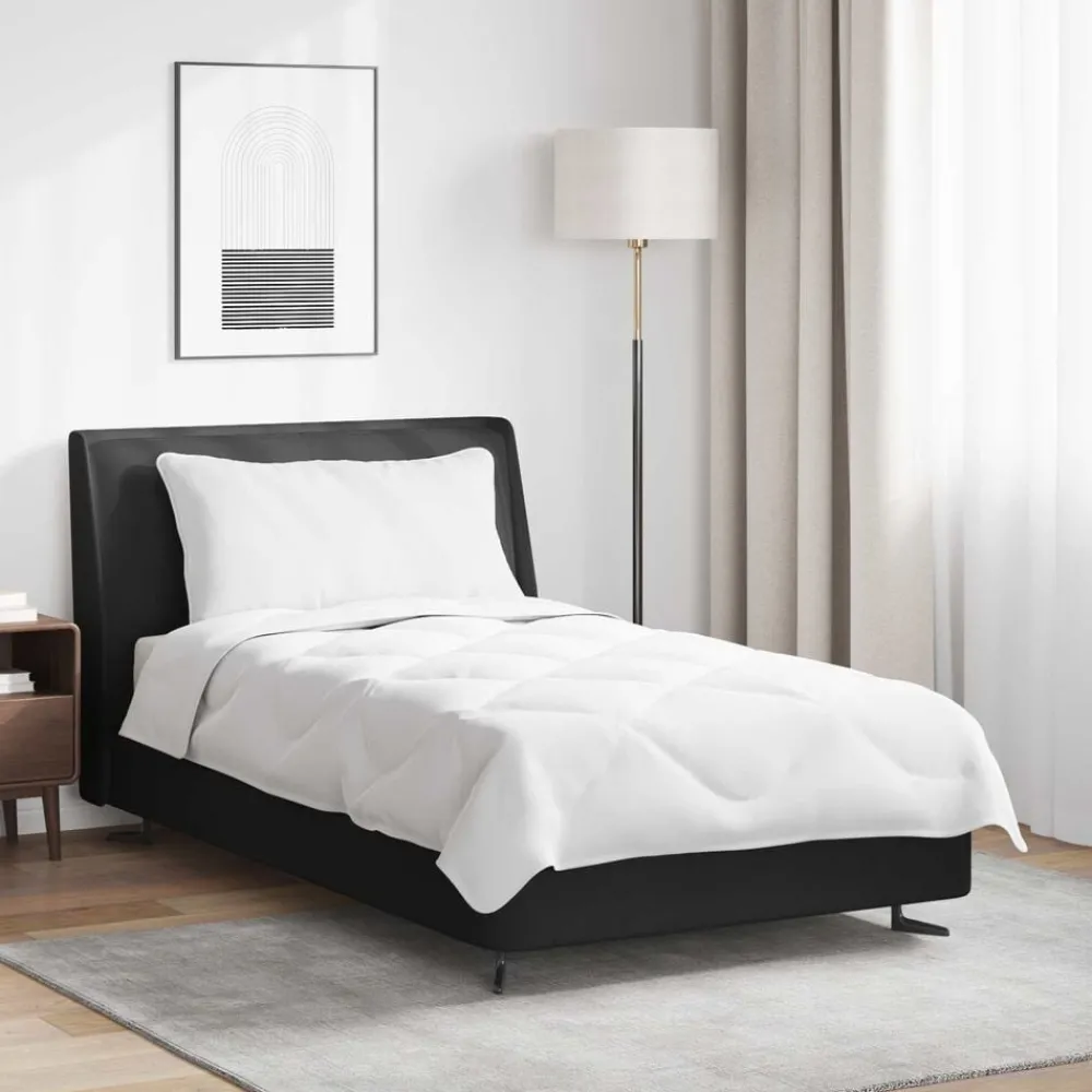 Zomer Dekbed met kussen 2 pcs Wit Microvezel>vidaXL New