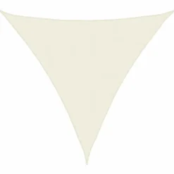 Tuin & Gazon*vidaXL Zonnescherm driehoekig 3,6x3,6x3,6 m oxford stof crèmewit Cr&egrave;me