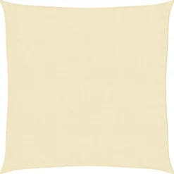 Tuin & Gazon*vidaXL Zonnescherm HDPE crème vierkant 3,6x3,6 m Cr&egrave;me