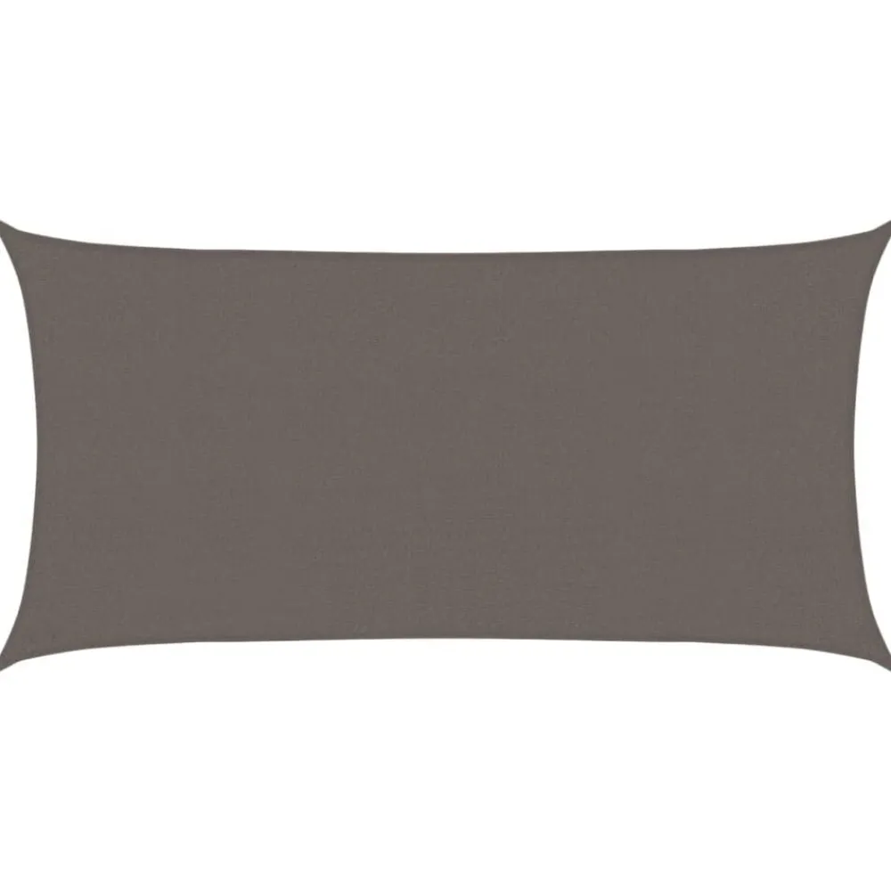 Tuin & Gazon*vidaXL Zonnescherm HDPE rechthoekig 2x4 m Antraciet