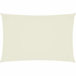 Tuin & Gazon*vidaXL Zonnescherm rechthoekig 2x4 m oxford stof crèmekleurig Cr&egrave;me