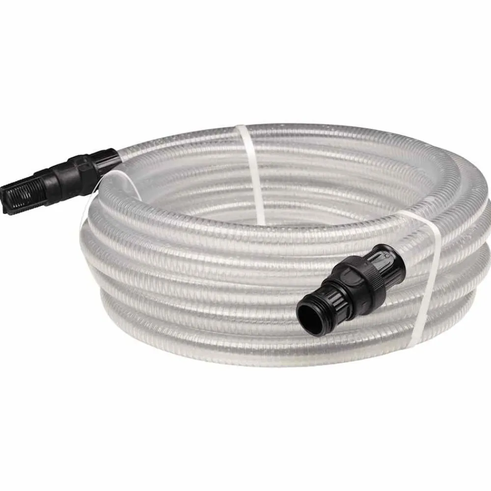 Zuigslang met PVC koppelingen 1,1'' 10 m PVC transparant>vidaXL Best