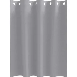 Woon- & Tuinaccessoires*vidaXL Zwart-out Gordijnen met Ringen 2 pcs 140 x 140 cm Lichtgrijs
