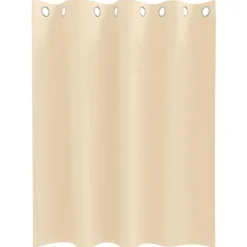 Woon- & Tuinaccessoires*vidaXL Zwart-out Gordijnen met Ringen 2 pcs Crème 140 x 140 cm Crème