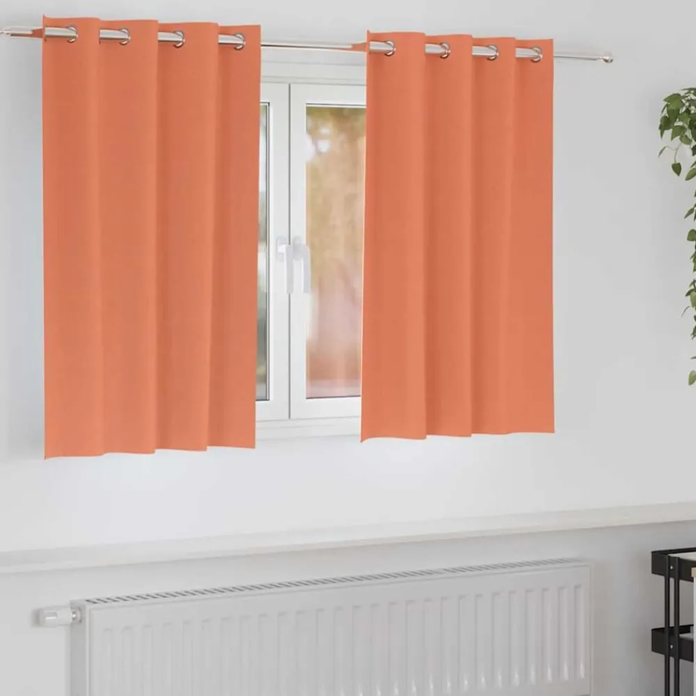 Zwart-out Gordijnen met Ringen 2 pcs 140 x 140 cm>vidaXL Discount
