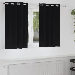 -out Gordijnen met Ringen 2 pcs 140 x 140 cm>vidaXL